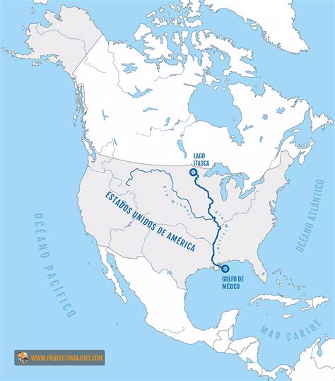 río mississippi mapa.